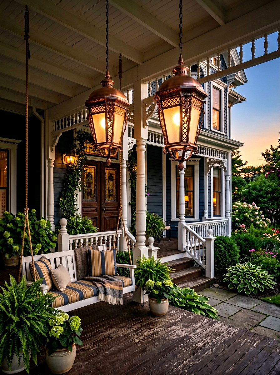 Victorian Porch Lanterns - 30 outdoor candle lantern ideas