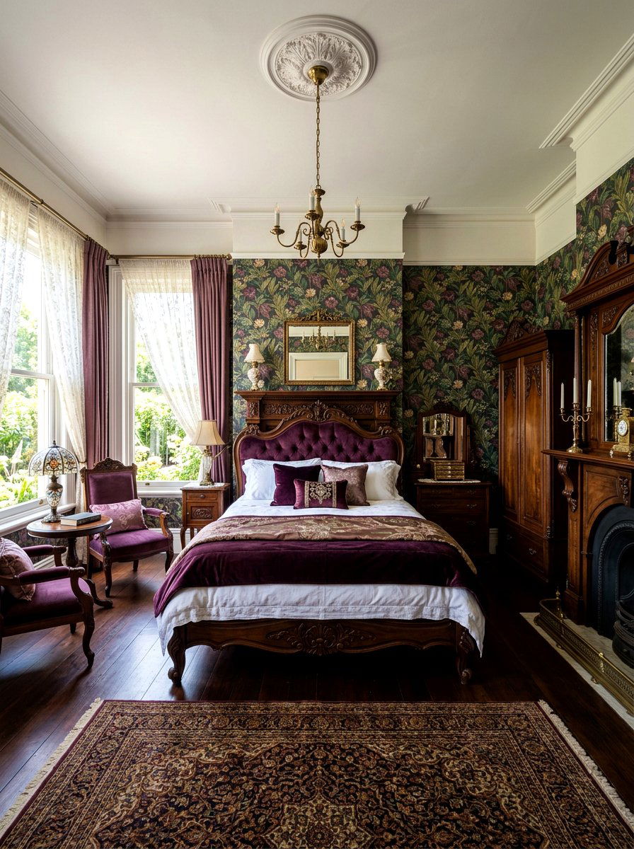 Victorian Revival Bedroom - 30 couture bedroom ideas