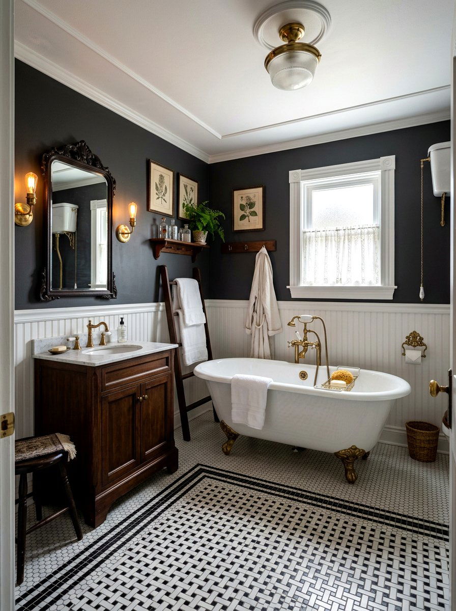 Victorian Style Bathroom - 30 guest bathroom ideas
