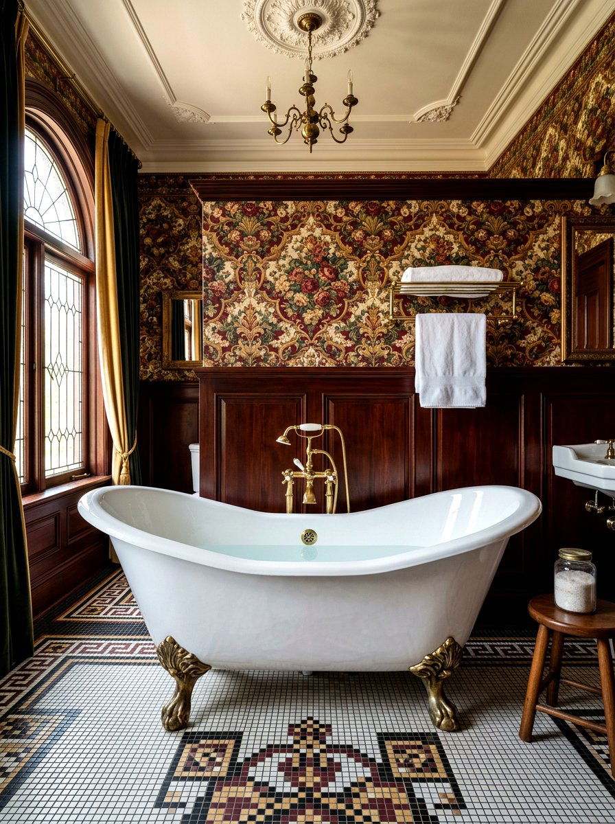 Victorian Style Clawfoot Tub - 30 clawfoot tub ideas
