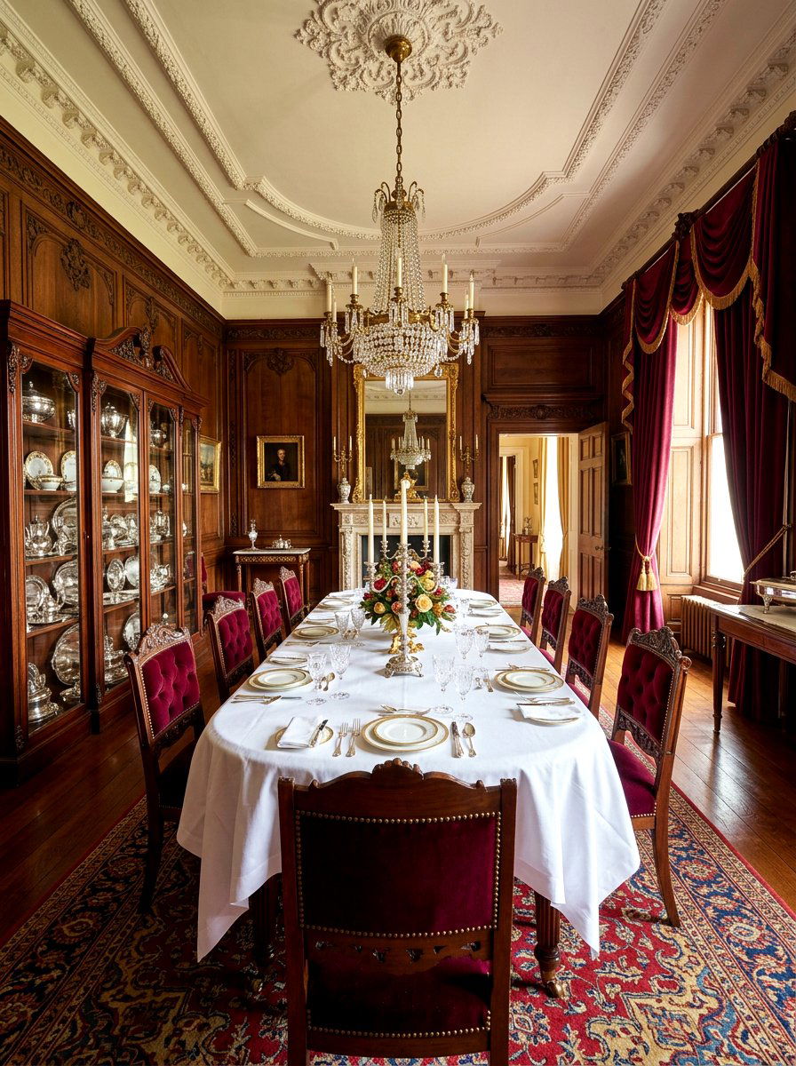 Victorian Style Dining Room - 30 old money dining room decor ideas