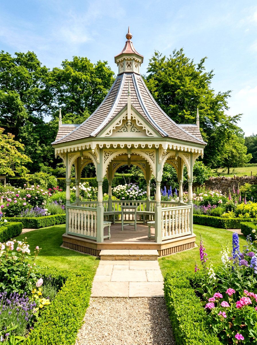 Victorian Style Gazebo - 30 small gazebo ideas