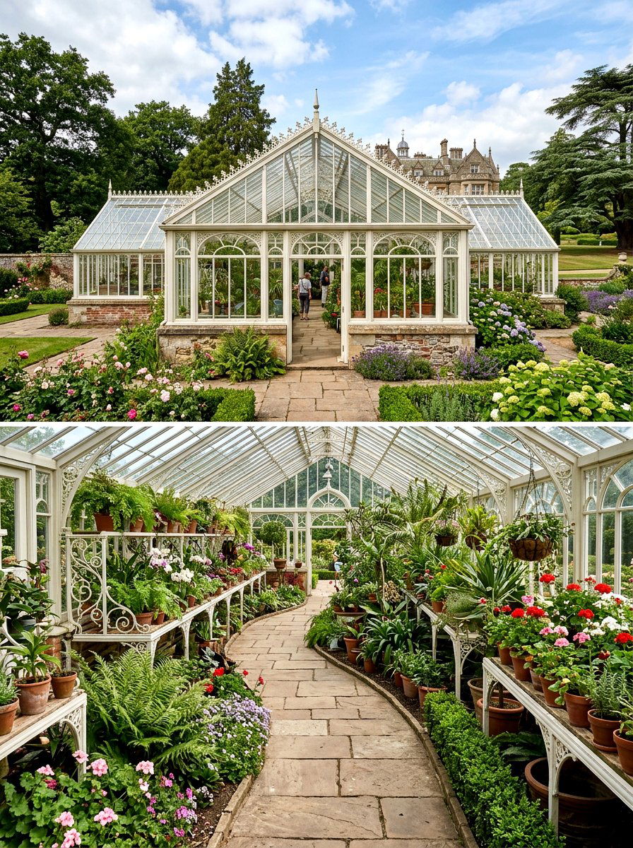 Victorian Style Greenhouse - 30 modern greenhouse ideas