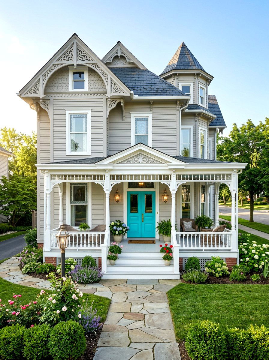 Victorian Style House Makeover - 30 front facade makeover ideas aesthetic