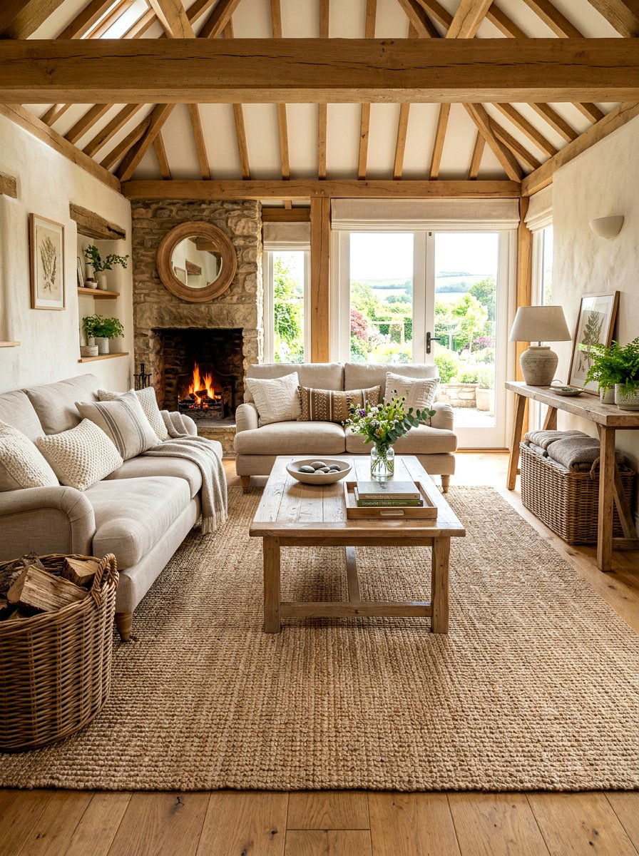 Victorian Style Manor - 30 country manor living room ideas