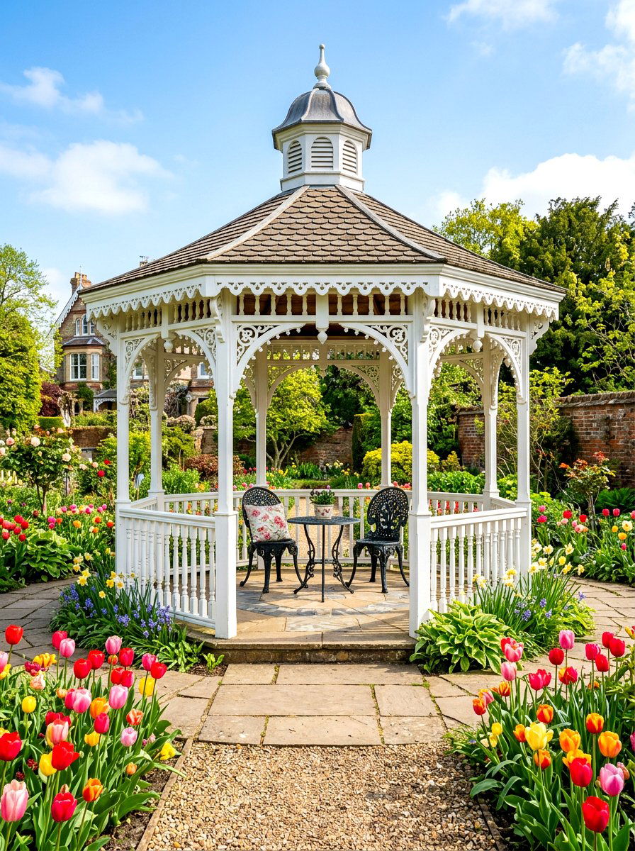 Victorian Style Octagon Gazebo - 30 octagon gazebo ideas