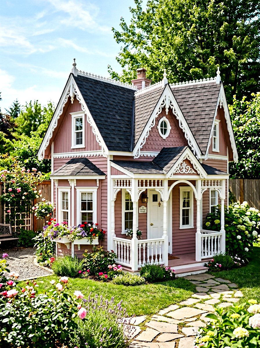 Victorian Style Playhouse - 30 playhouse ideas
