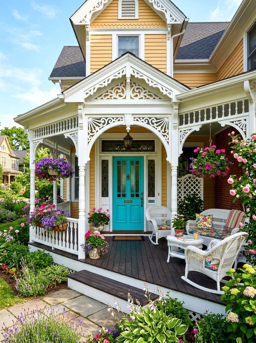 Victorian Style Porch - 30 porch extension ideas