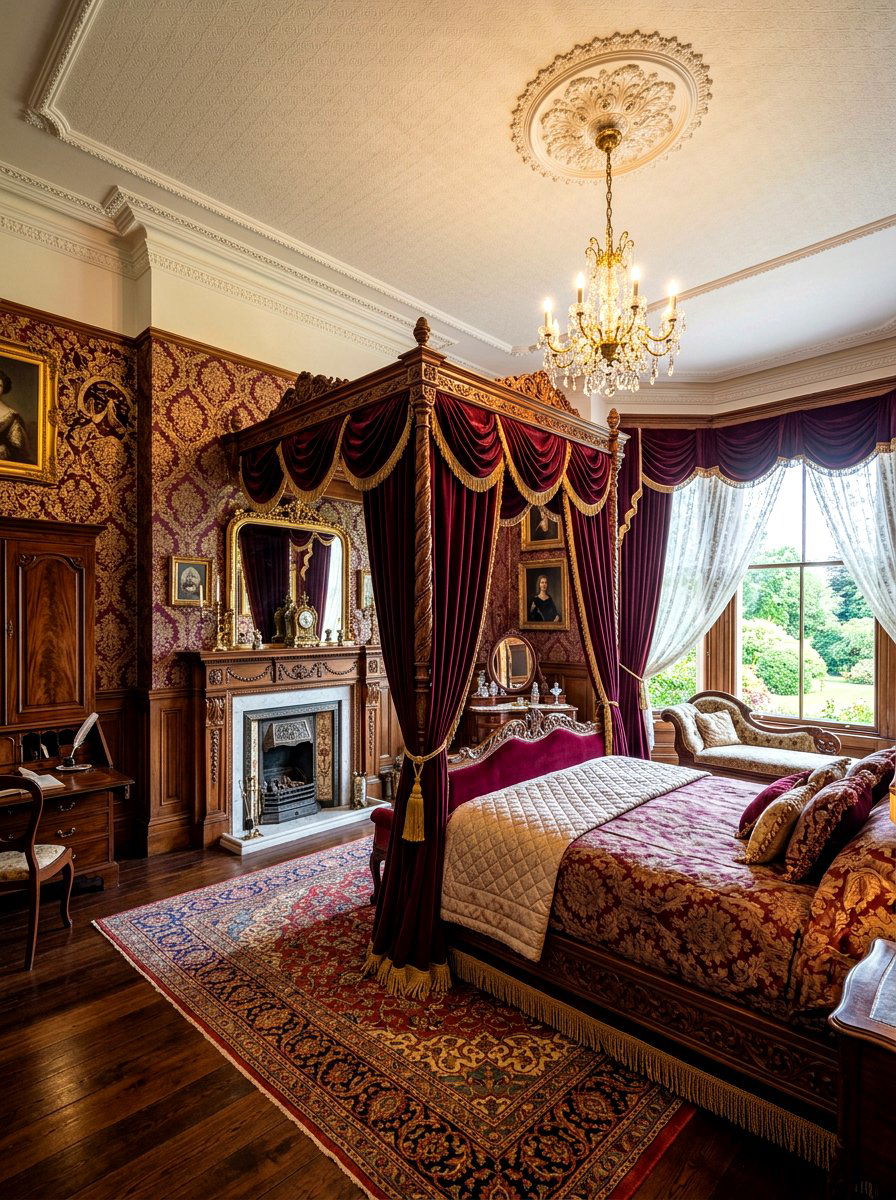 Victorian Style - 30 romantic bedroom ideas