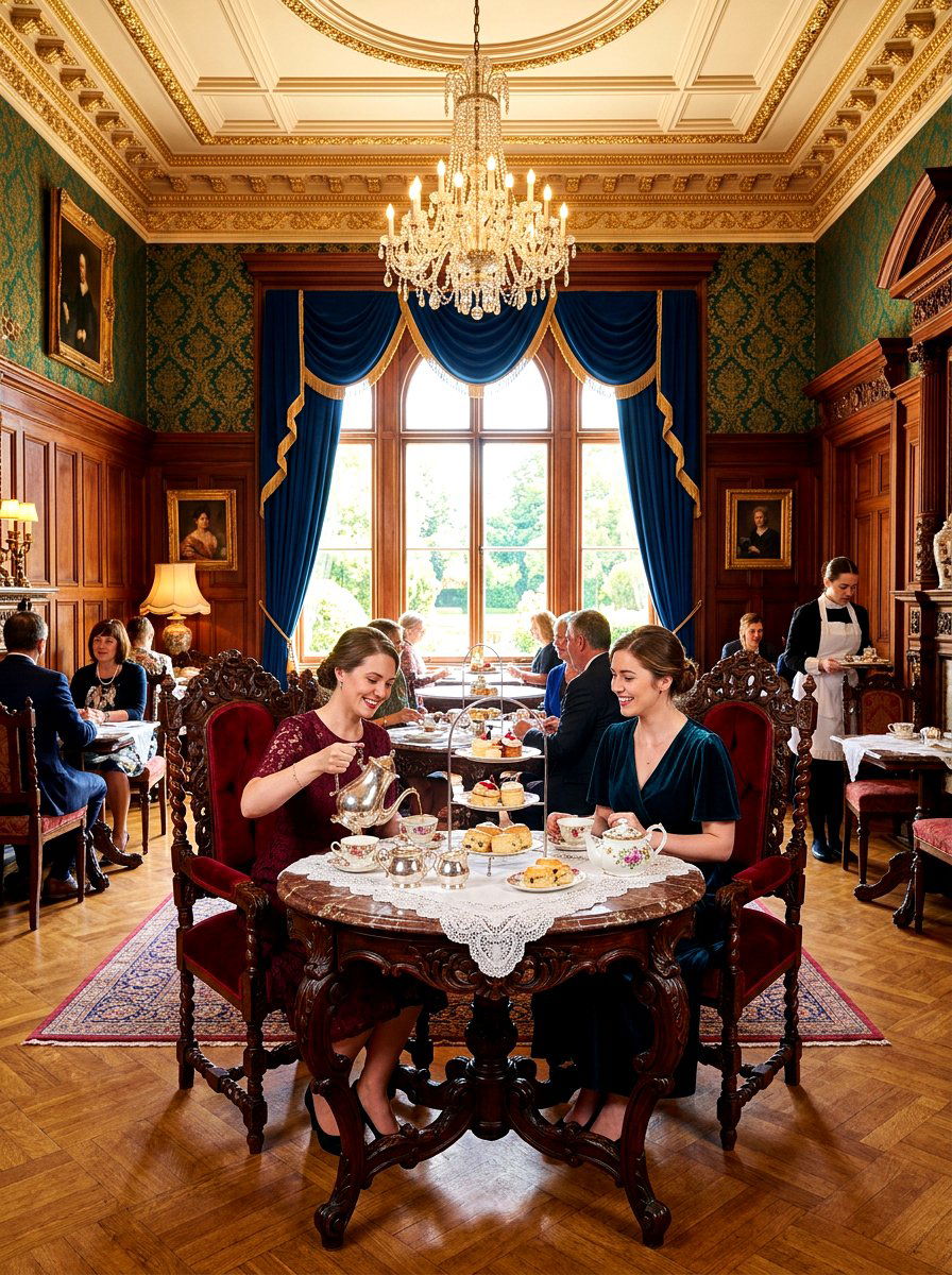 Victorian Tea Room - 30 tea party dining room ideas