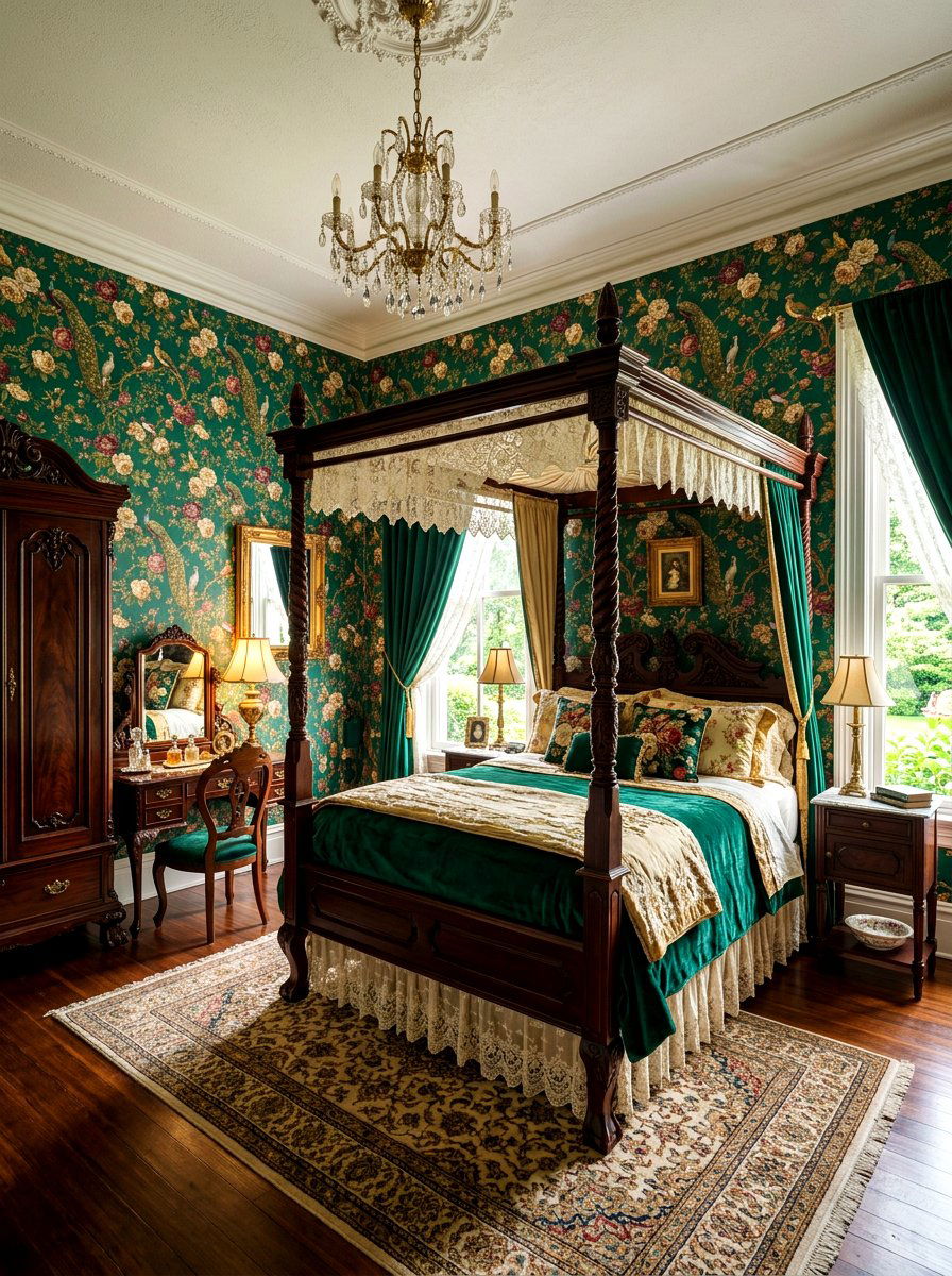 Victorian Vintage Wallpaper - 30 patterned wallpaper ideas