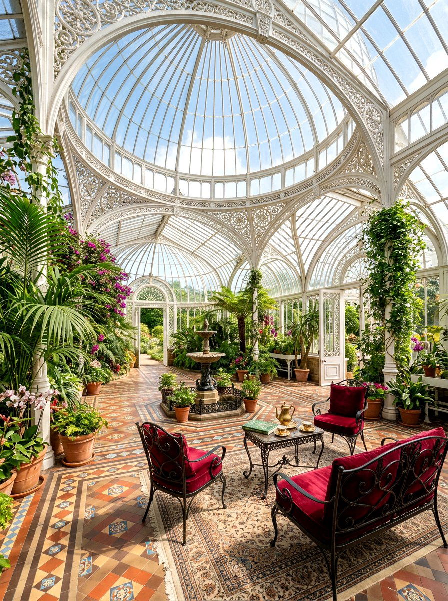 Victorian conservatory - 30 elegant sunroom ideas