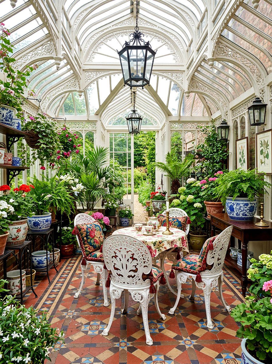 Victorian conservatory decor - 30 conservatory decor ideas