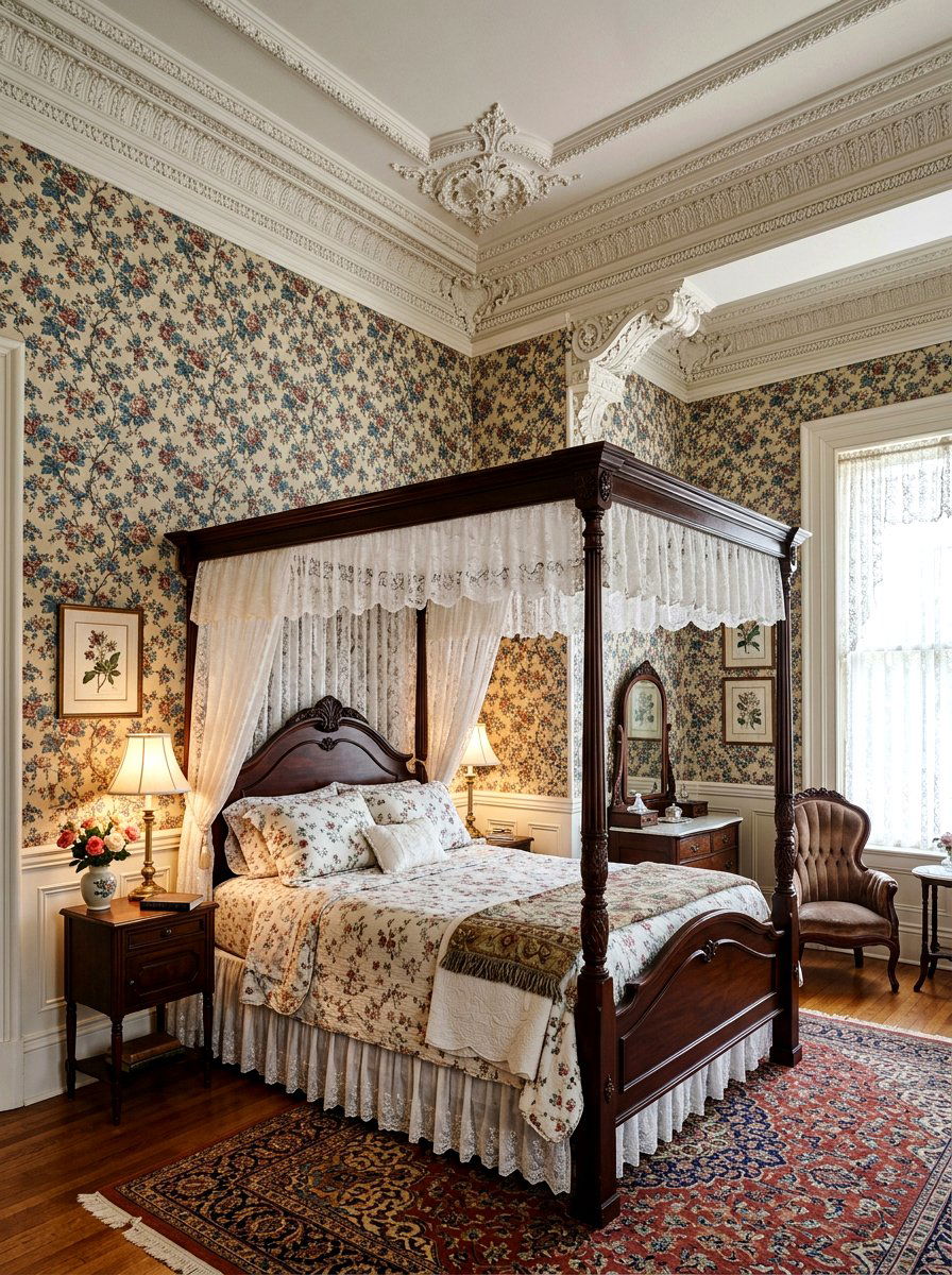 Victorian corner detail - 30 ceiling trim ideas