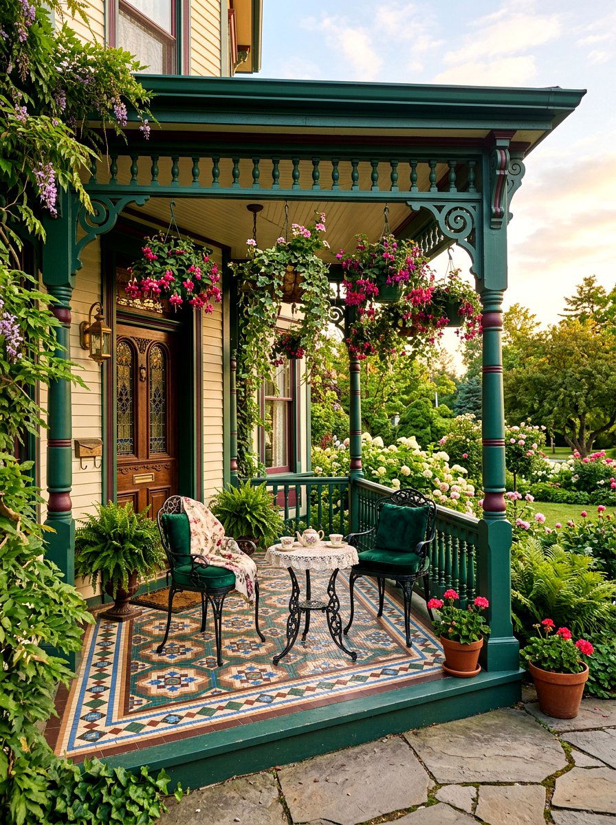Victorian era porch - 30 seasonal front porch ideas