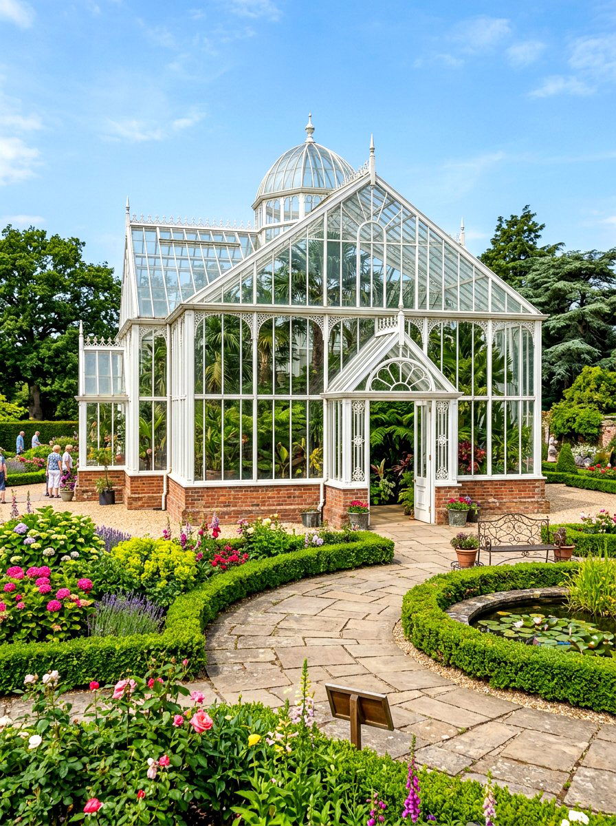 Victorian glass greenhouse - 30 backyard greenhouse ideas