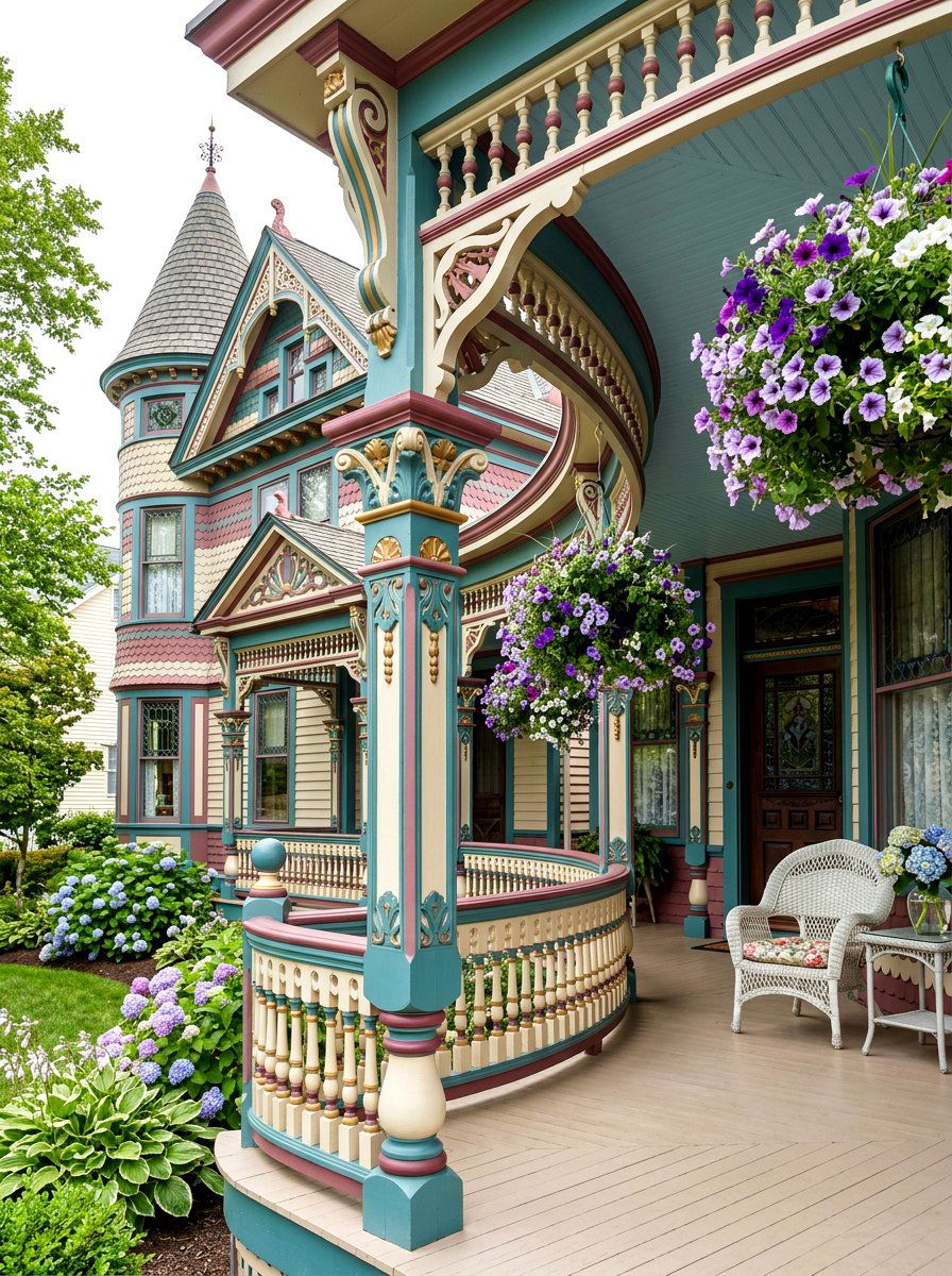 Victorian porch column - 30 porch column ideas