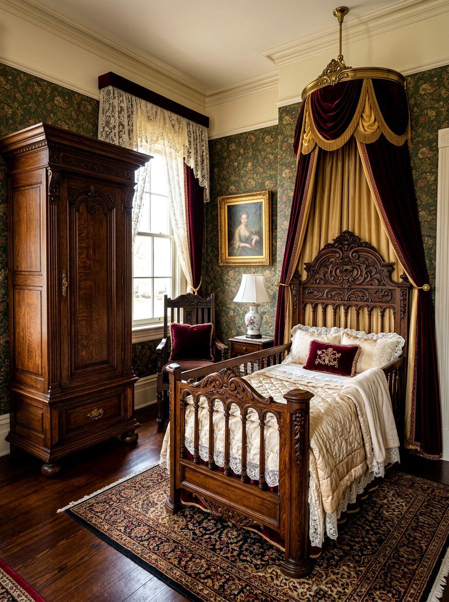 Victorian style baby furniture - 30 romantic baby room ideas