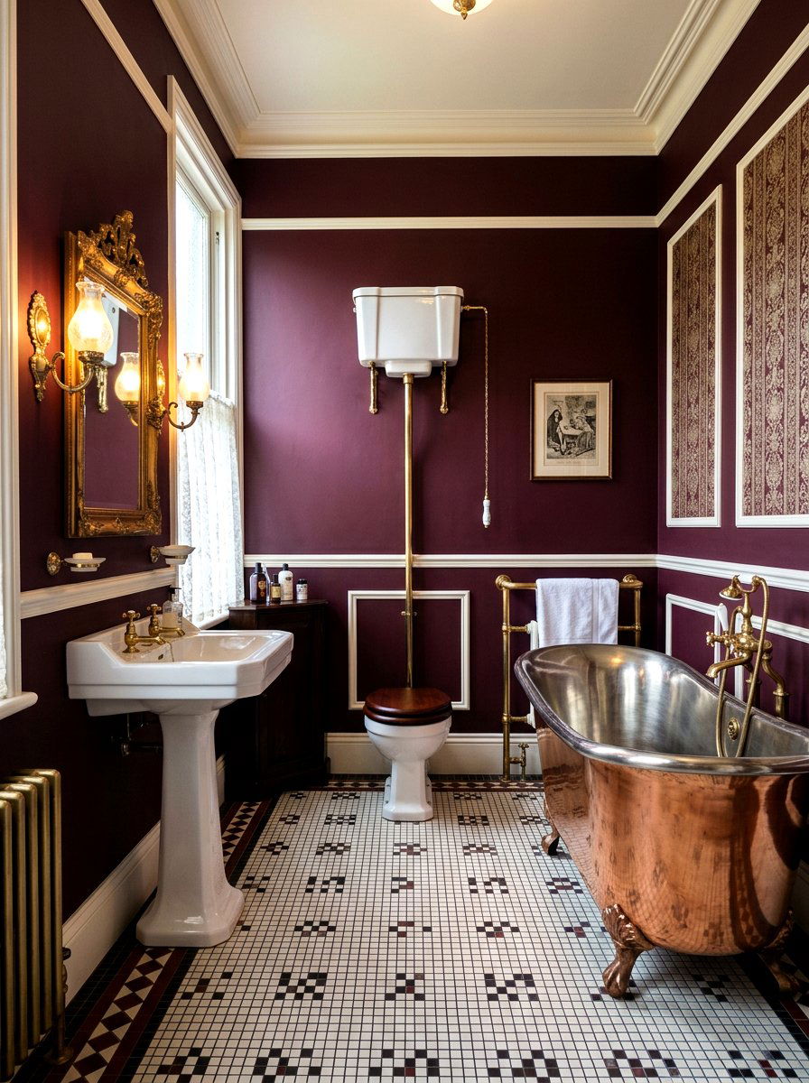 Victorian style bathroom - 30 retro bathroom ideas