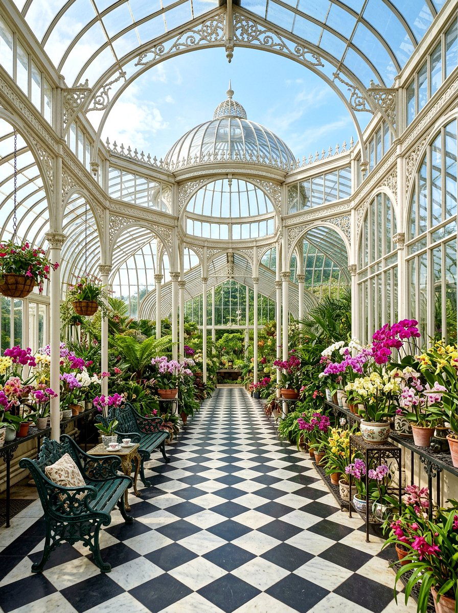 Victorian style conservatory - 30 attached greenhouse porch ideas