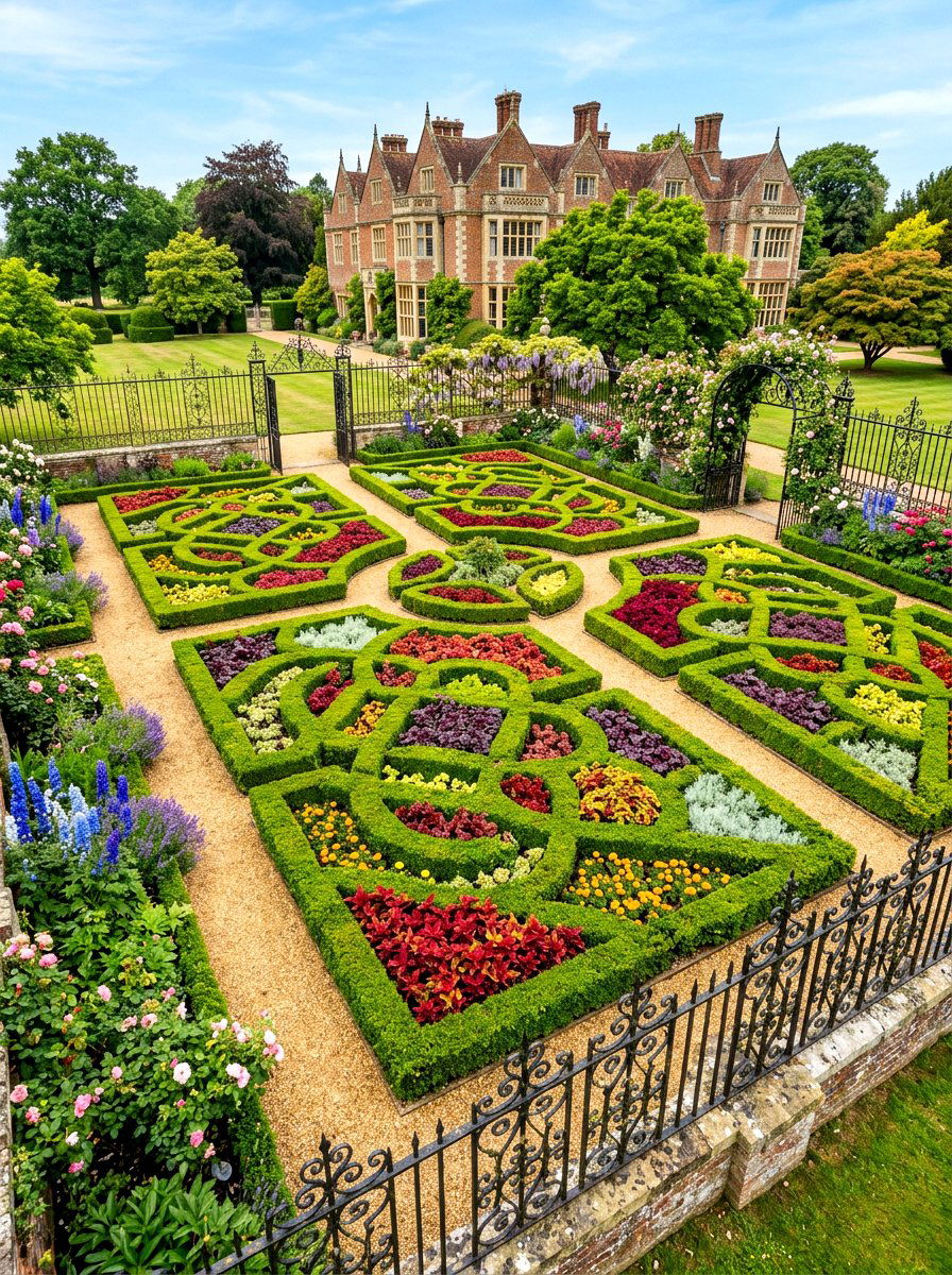 Victorian style knot garden - 30 knot garden ideas