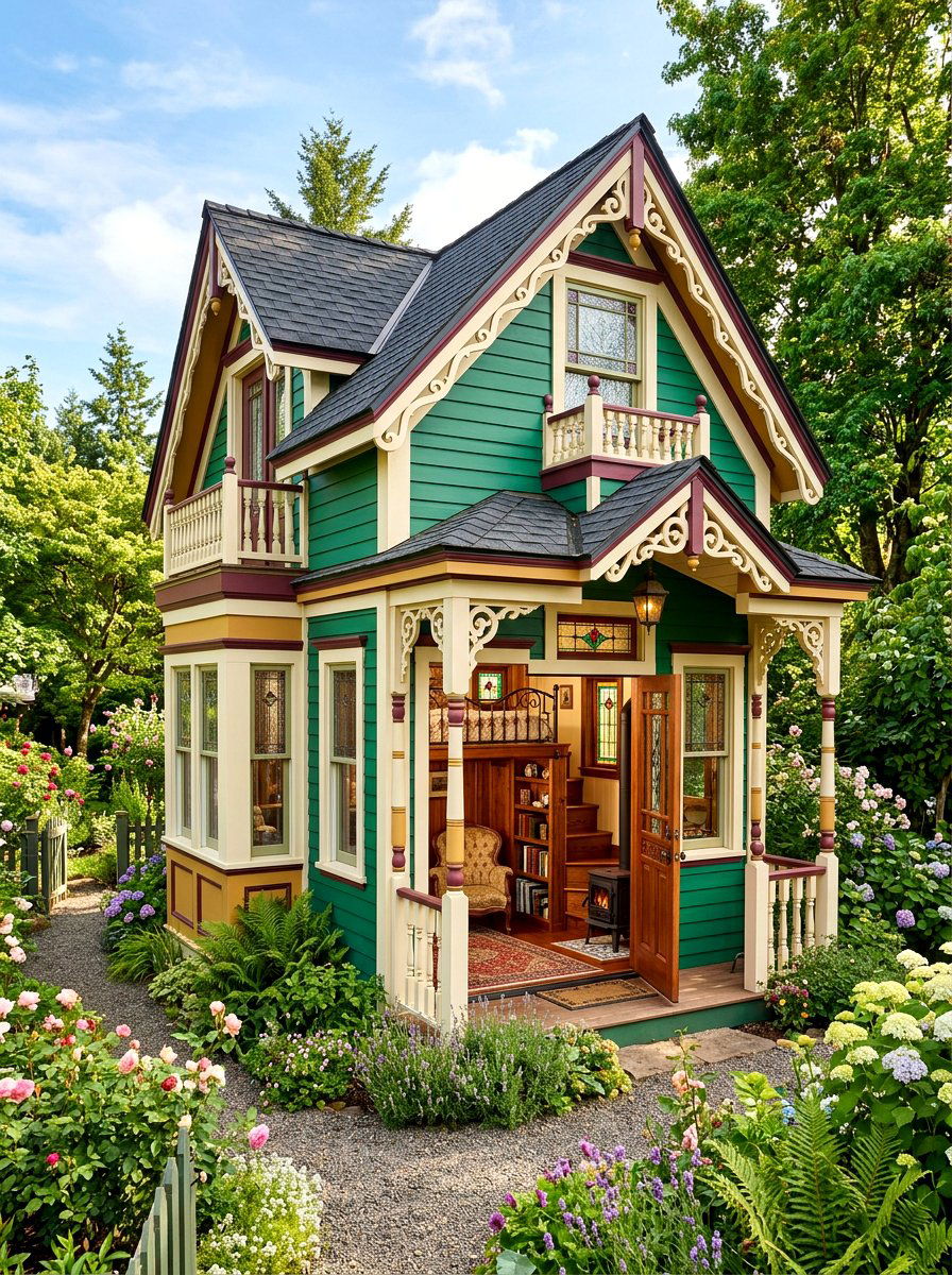 Victorian tiny house - 30 tiny house ideas