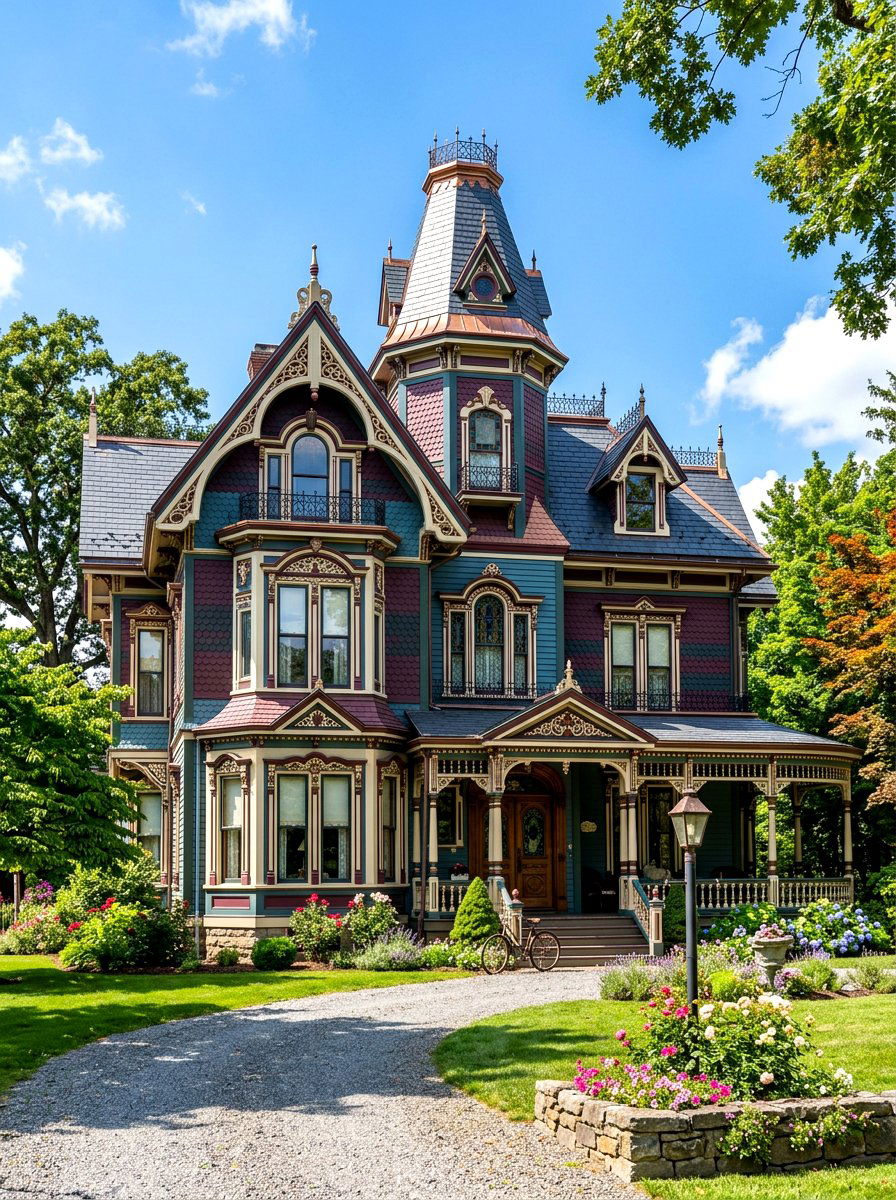 Victorian window trim - 30 outdoor window trim ideas