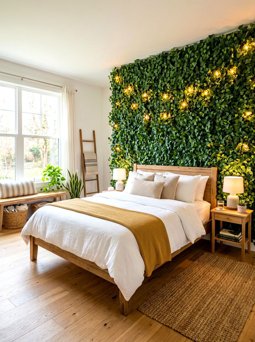 Vine Wall Room Makeover - 30 TikTok room makeover ideas