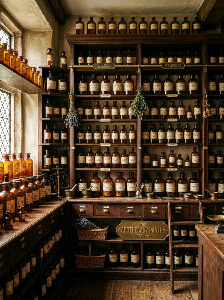 Vintage Apothecary Pantry Label - 30 pantry labels luxury ideas