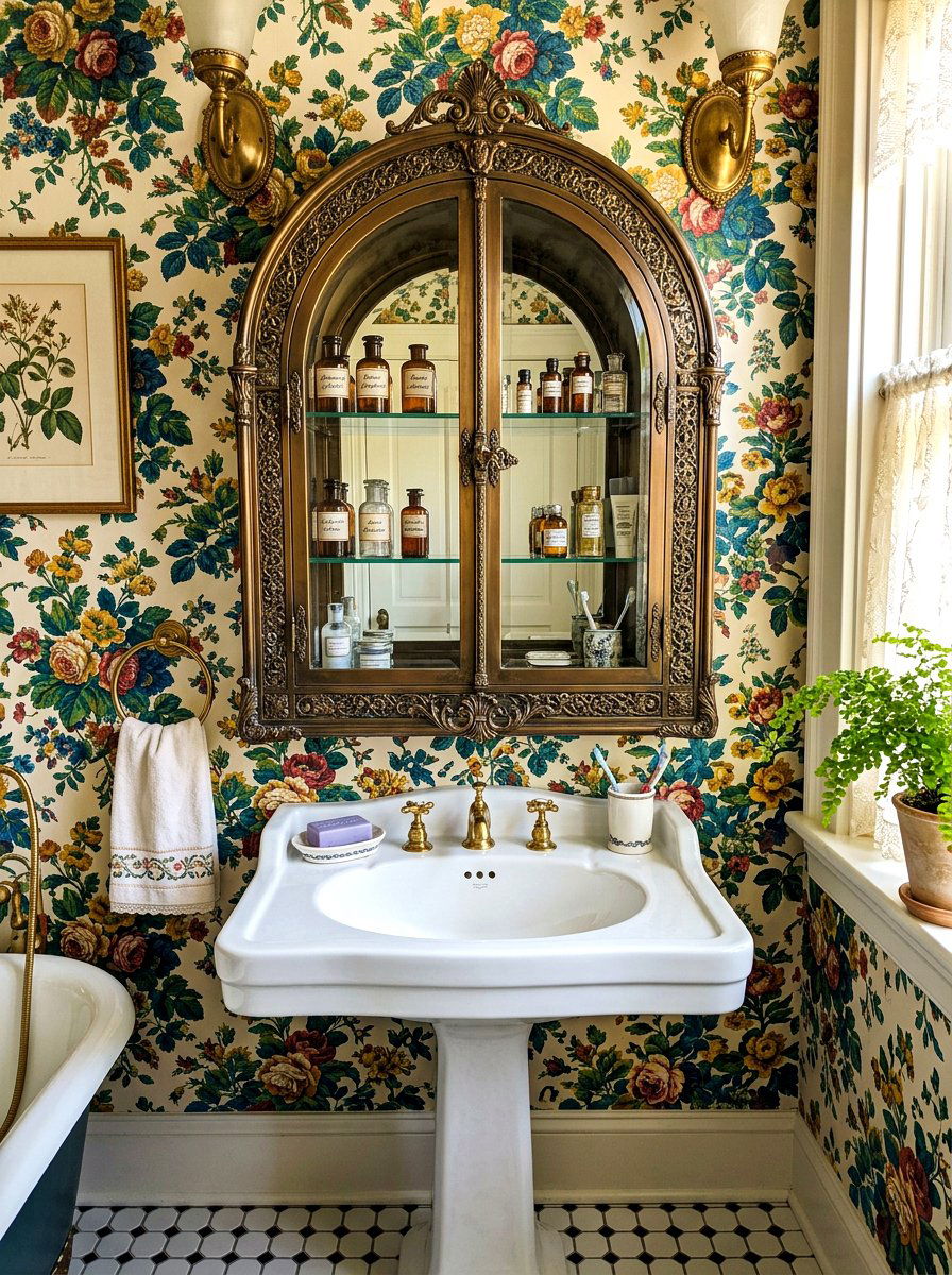 Vintage Arched Medicine Cabinet - 30 arched medicine cabinet ideas