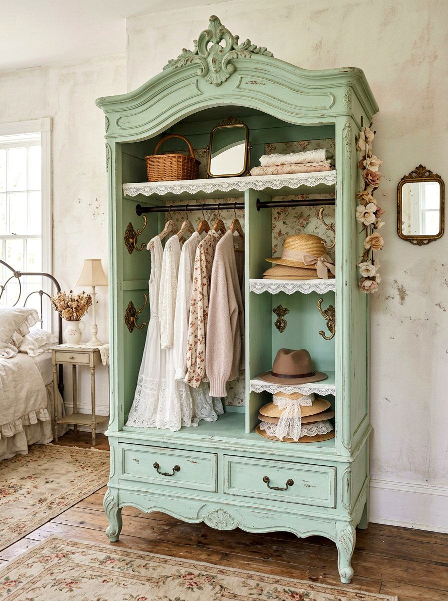 Vintage Armoire Station - 30 dress up station ideas