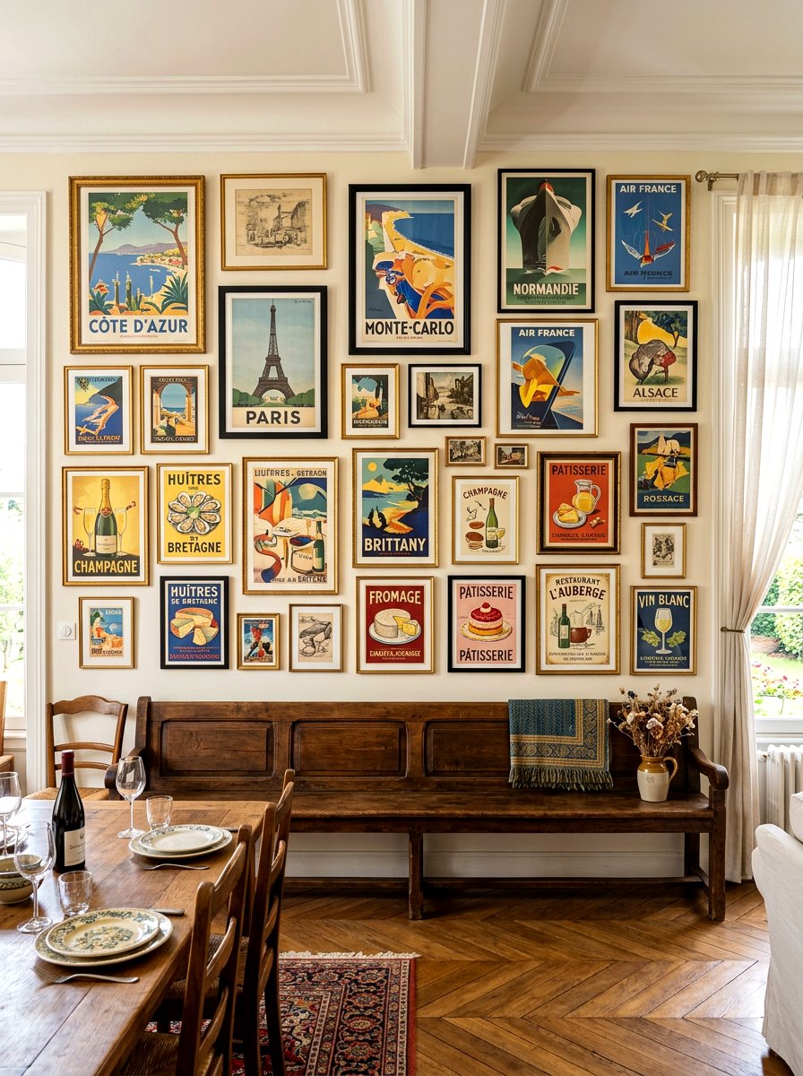 Vintage Art Gallery - 30 bistro dining room ideas