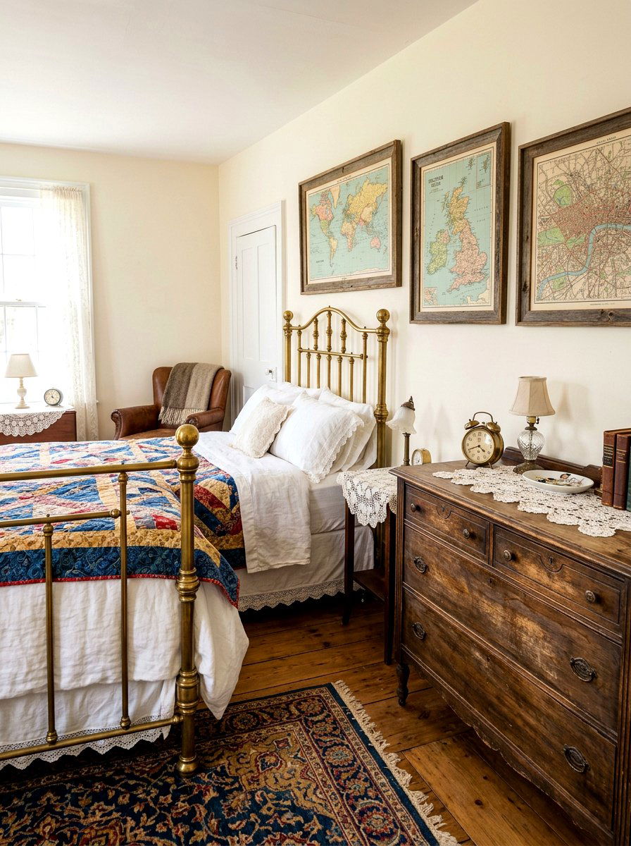 Vintage Bedroom - 30 collected bedroom decor ideas