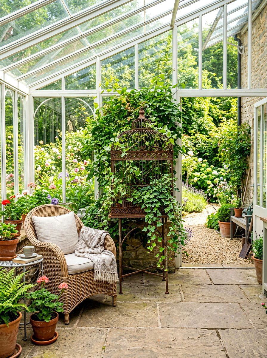 Vintage Birdcage Decor - 30 french country decor ideas