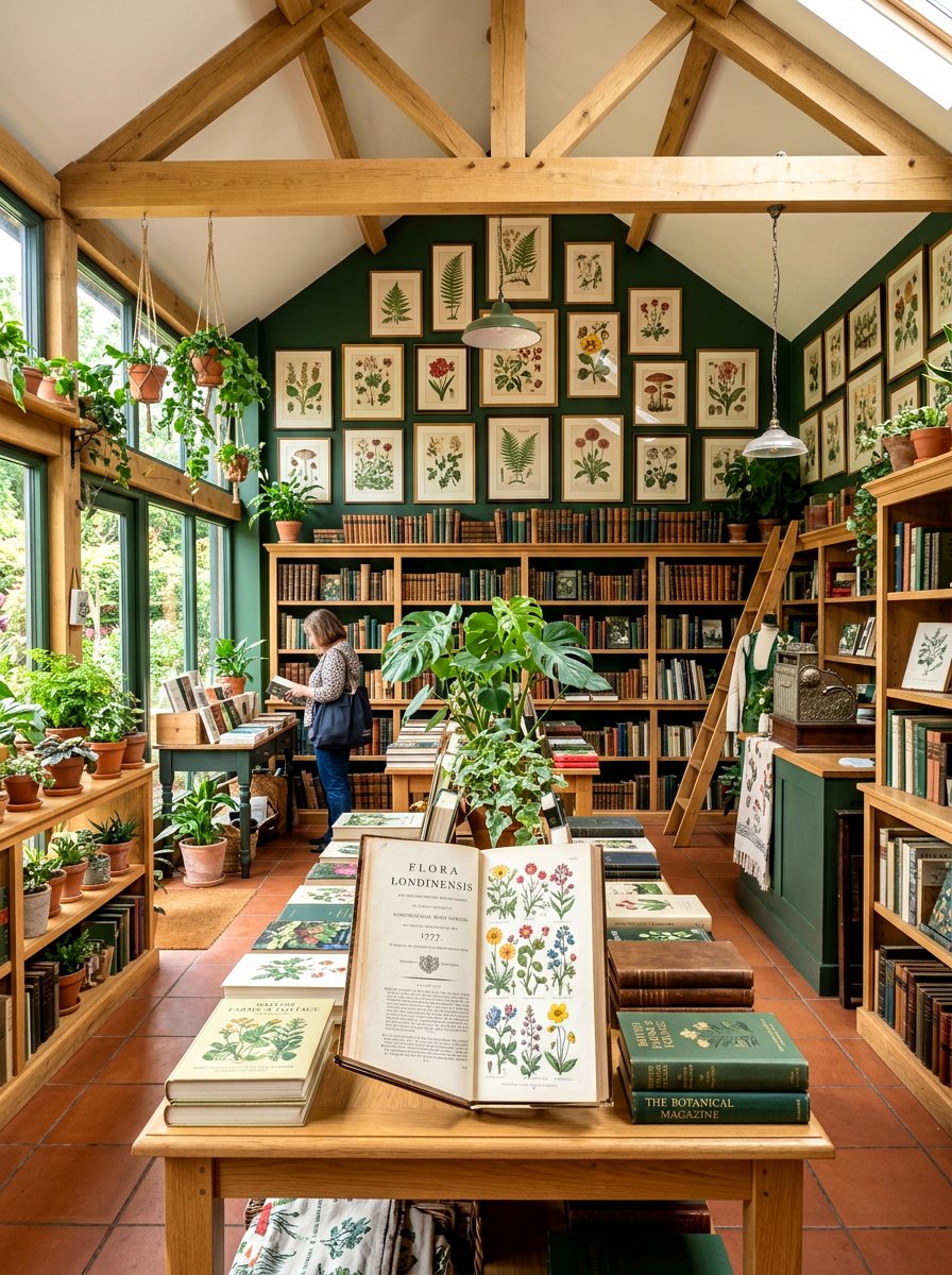 Vintage Botanical Book Nursery - 30 vintage book nursery ideas
