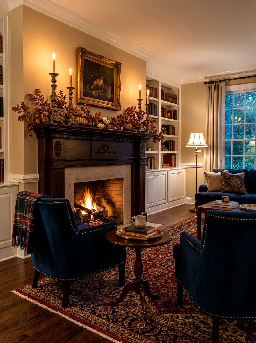 30 Fall Mantel Styling Ideas for a Picture-Perfect Fireplace