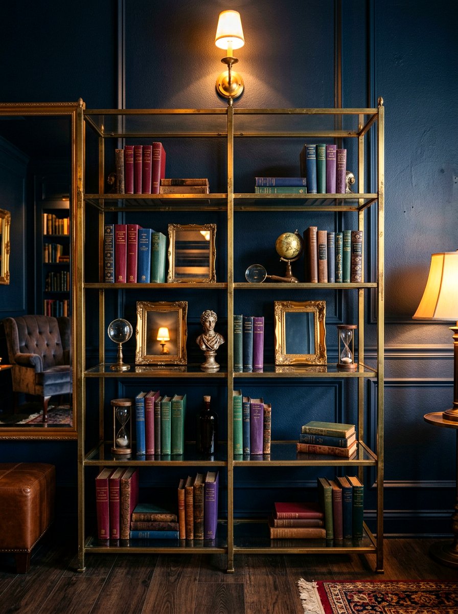 Vintage Brass Shelf - 30 shelf styling for Instagram ideas