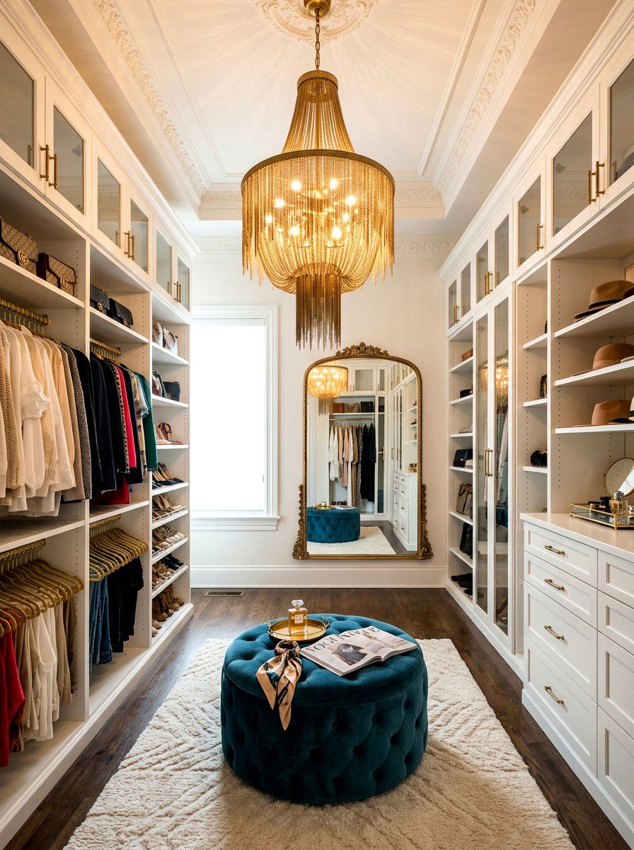 Vintage Brass Tassel Light - 30 statement chandelier ideas