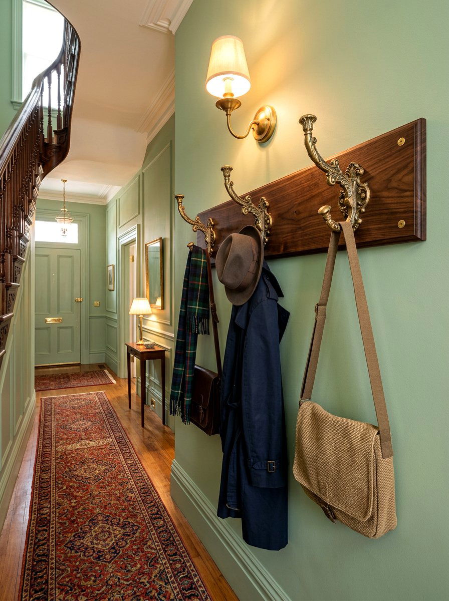 Vintage Brass Wall Hooks - 30 coat rack ideas