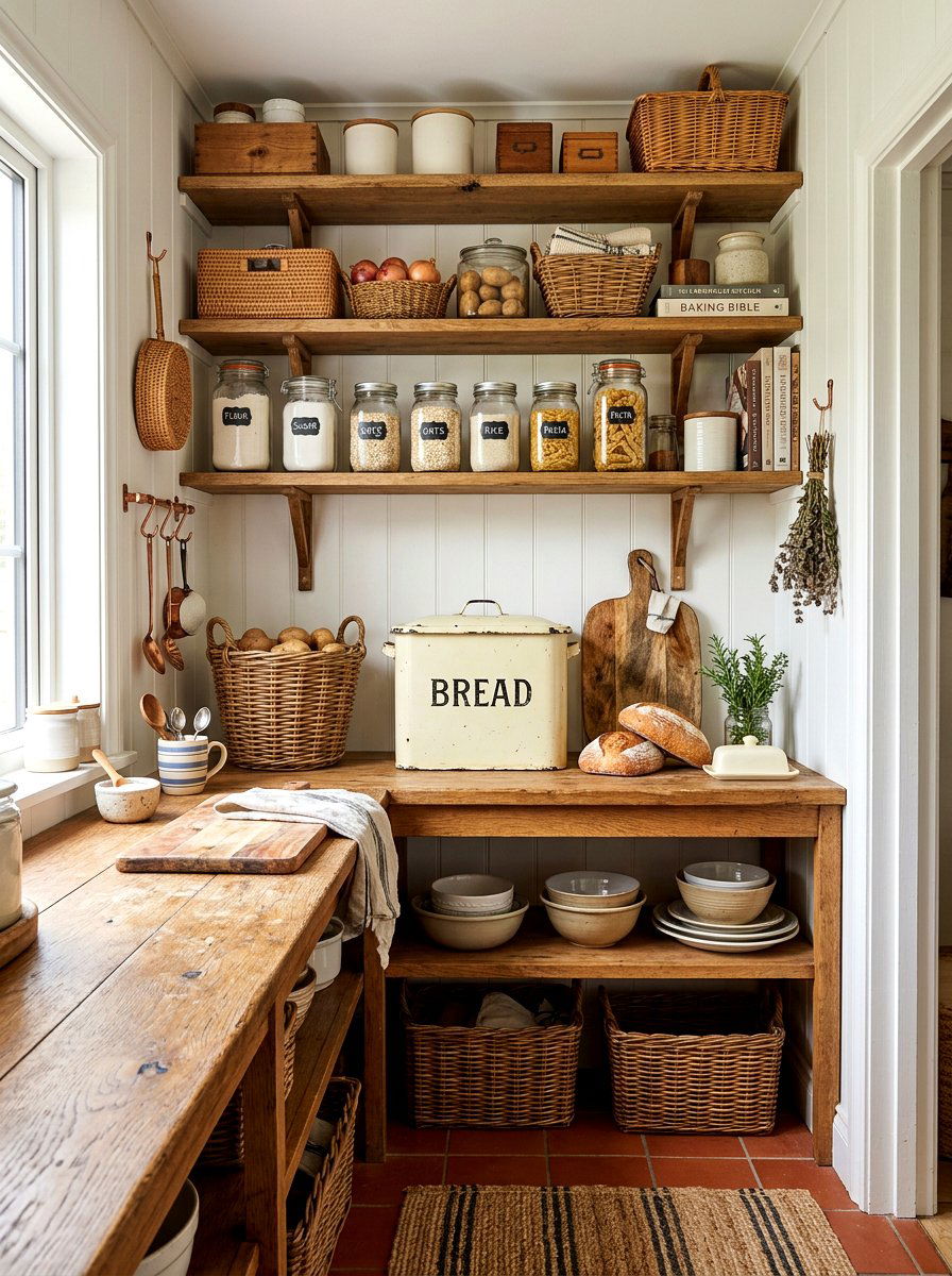 Vintage Bread Box - 30 bakery style pantry ideas