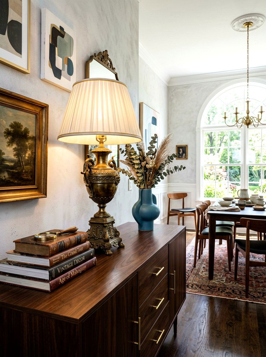 Vintage Buffet Lamp - 30 buffet lamp styling ideas