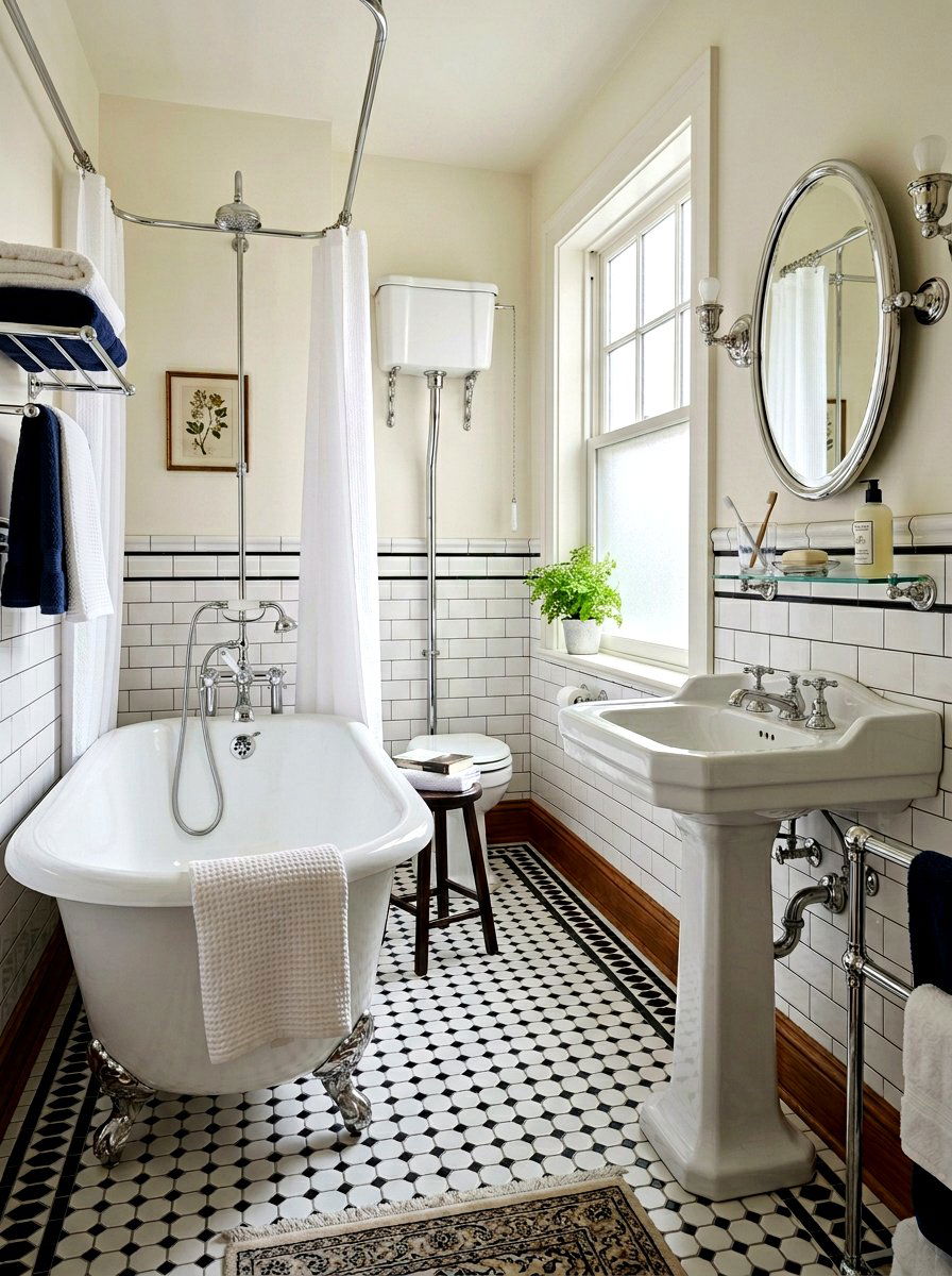 Vintage Chrome Bathroom - 30 chrome bathroom ideas