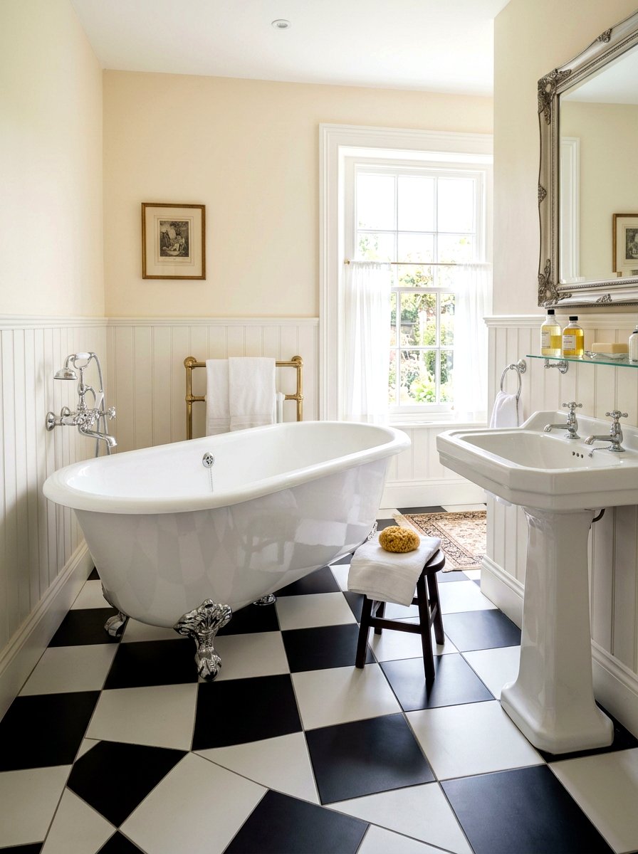 Vintage Clawfoot Tub - 30 luxury bathroom ideas