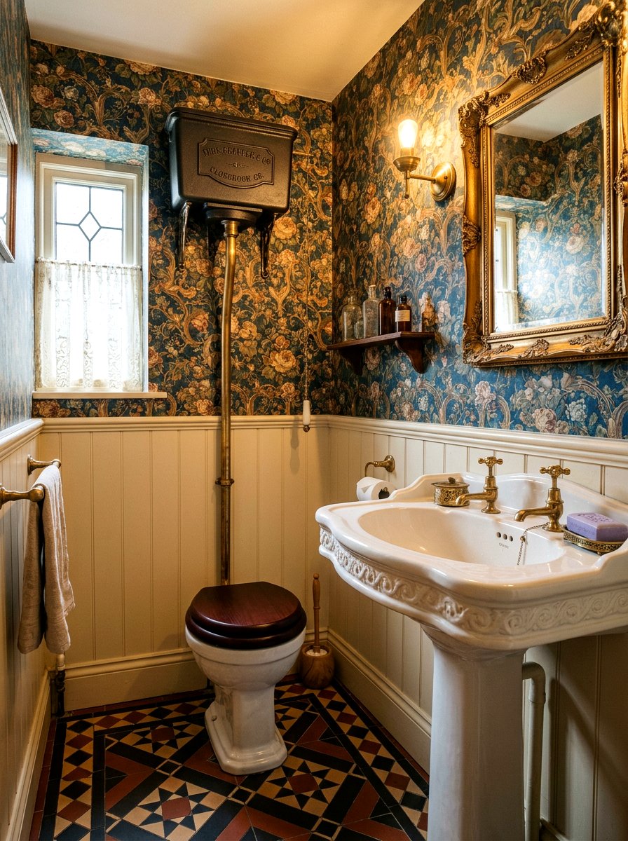 Vintage Cloakroom Style - 30 cloakroom ideas