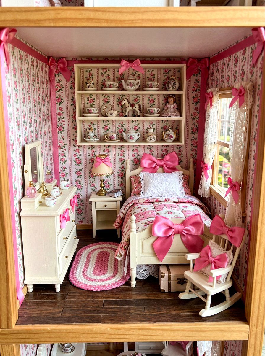 Vintage Dollhouse Bedroom - 30 coquette bedroom decor ideas