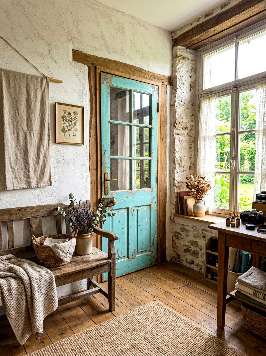 Vintage Door Set - 30 home studio backdrop ideas