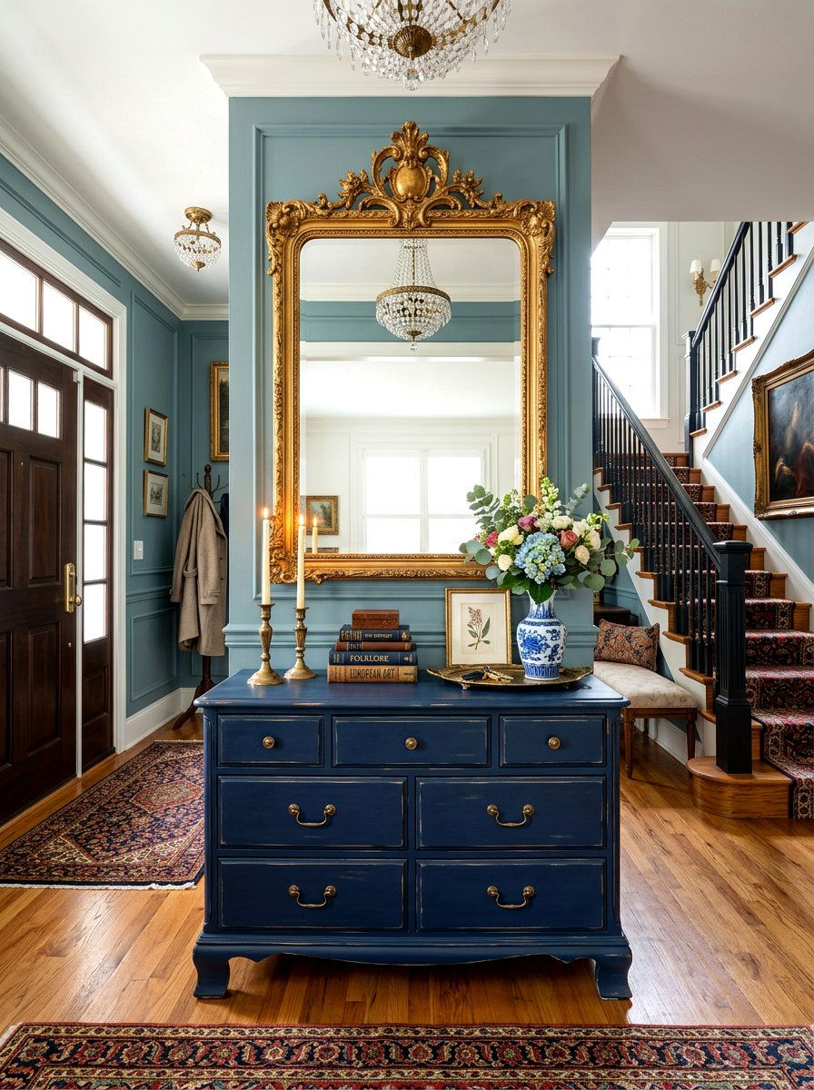 Vintage Dresser Entryway - 30 entryway table ideas