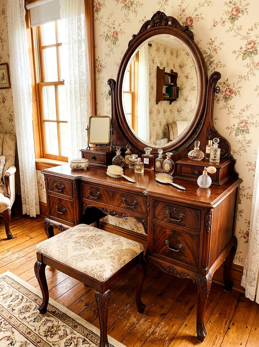 Vintage Dressing Table - 30 dressing table ideas