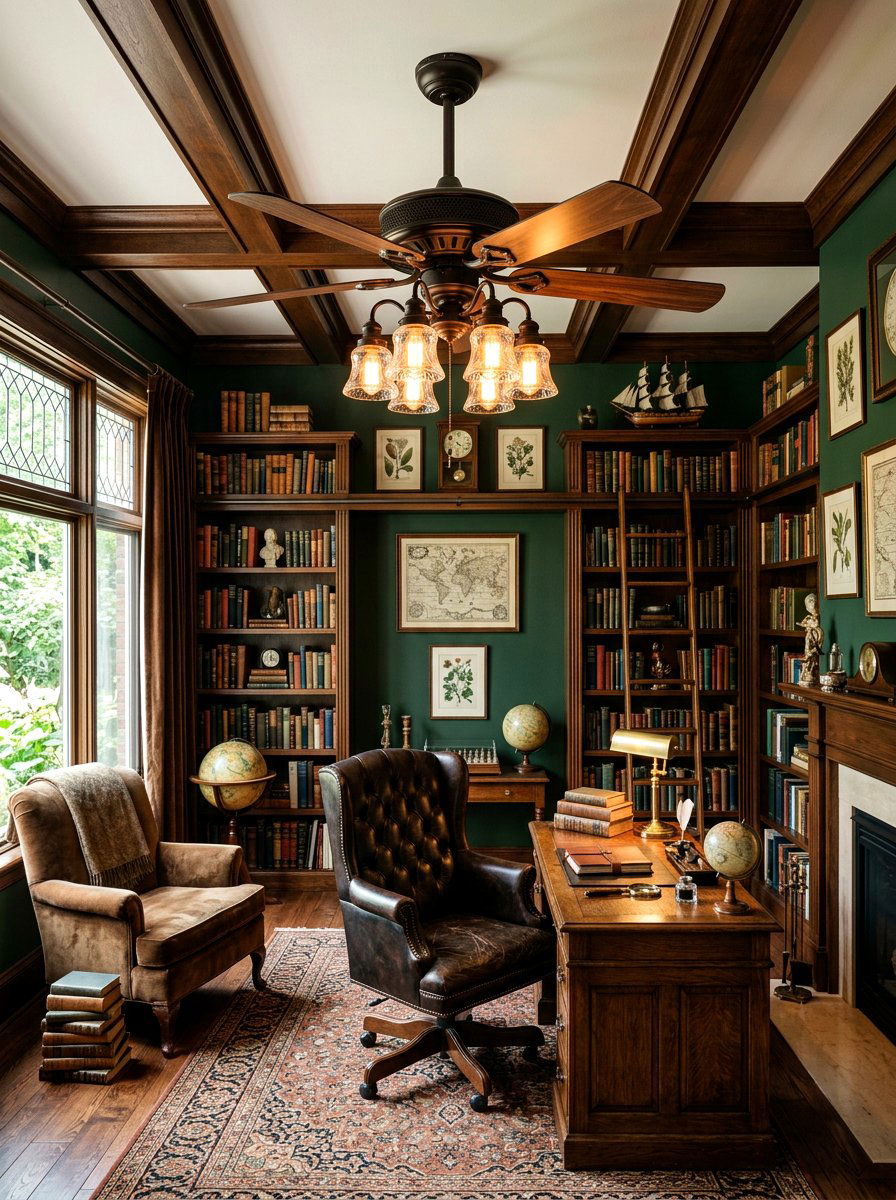 Vintage Edison Ceiling Fan - 30 ceiling fan ideas