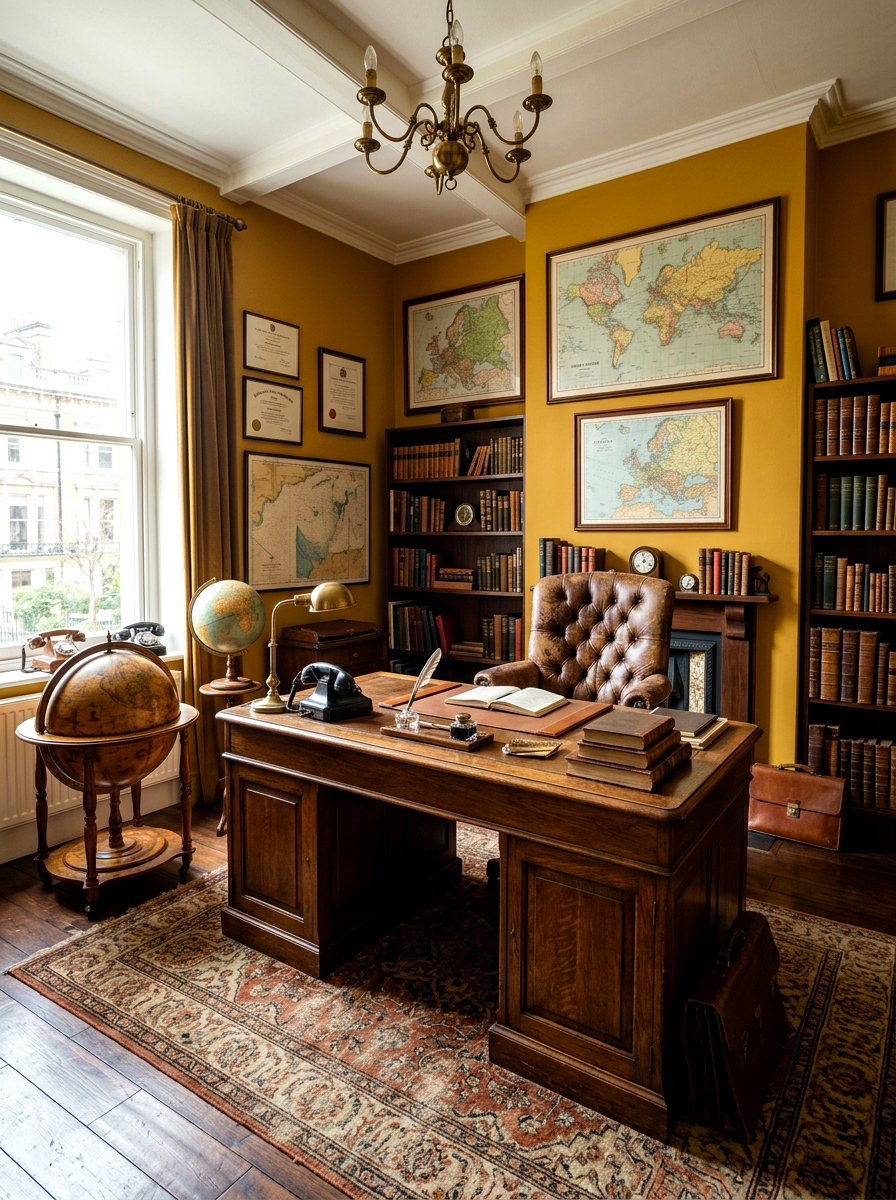 Vintage Executive Office - 30 moody editor office ideas